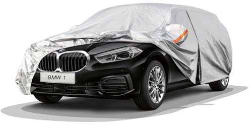 Kayme 6 Layers Hatchback Car Cover Waterproof Breathable, Custom Fit BMW 1 Series (2001-2025), For E87 E81 F20 F21 F20 F40 Outdoor Full Cover UV Dust Sun Rain All Weather Protection.