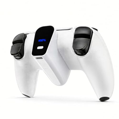 Rechargeable Battery Pack Compatible with P5 Controller,2000mAh with LED Indicator and USB Type-C Charging Cable