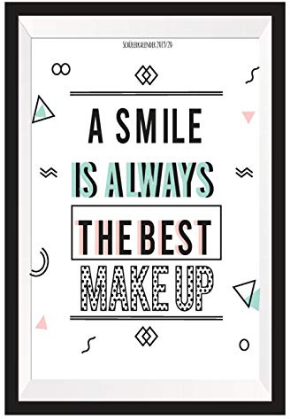Schülerkalender 2019/20 A SMILE IS ALWAYS THE BEST MAKE UP: Schulplaner, Kalender, Planer, Semesterplaner für Ausbildung oder Studium 2019 2020