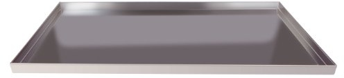 Agnelli COAL49/2D60 Bakplåt, Silver, 60 x 40 x 2 cm