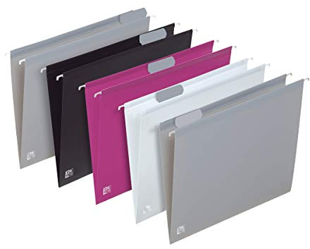 Elba Trendy - Archivadores colgantes para cajonera (5 unidades), colores surtidos