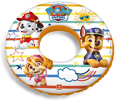 Mondo Toys - PAW PATROL Swim Ring - Ciambella Gonfiabile - Anello di Nuoto Salvagente - Ottimo per Bambino / Bambina Utilizzabile in Piscina / Mare - 16629