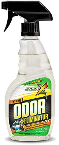 SweatX Extreme Odor Spray - Multipurpose No-Wash Deodorizer - Ideal for Shoes and Gym Clothing - Victory Scent (16 fl oz)