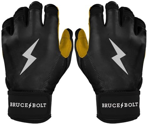 Bruce Bolt Original Series Batting Gloves, Short Cuff, Multiple Colours, Adult and Youth Sizes