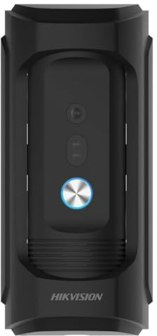 Hikvision Vandal Proof Doorbell 2MP Standard POE/IK9/IP66/Can Adjust Lens Angle/Support Calling App and 4200/Support 19 Languages (DS-KB8113-IME1), Multicolor, Estándar, Fiambrera 3D Strong