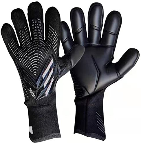 Torwarthandschuhe Jugend-Fußballhandschuhe, professionelle Latex-Fußballhandschuhe für Jungen, Mädchen & Junior-Torwart-Fußballhandschuhe für Training und Spiel, Fingerunterstützung, Größe 6/7/8/9/10