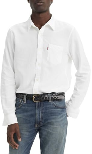 Levi's T-Shirt Classique à Manches Courtes pour Homme, Blanc éclatant., L