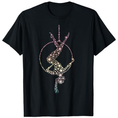 Aerial Hoop Fly With The Stars, Aerial Yoga schenkt viele Sterne T-Shirt