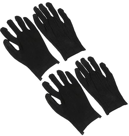 Artibetter 24paare Baumwollhandschuhe Aus Baumwolle Schutzhandschuhe Für Gartenarbeit Reinigung Industrie Bau Und Handarbeiten Bequeme Arbeitshandschuhe Wiederverwendbar