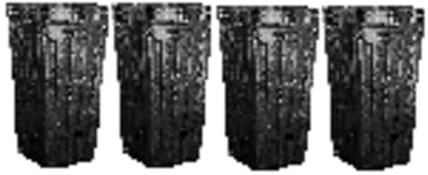 20/40 macetas grandes para árbol | Macetas altas con agujeros de drenaje, macetas altas gruesas y estables, contenedor resistente para plantas de semillas, invernadero y jardín (4 x 4 pulgadas, )