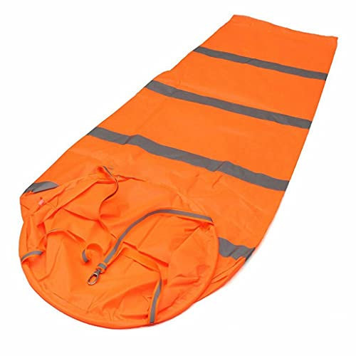 Reflektierende Outdoor-Windsäcke für Windrichtungsmessung, reißfest, Wetterfahne, Windsack, Orange, 200 cm, 2 Stück