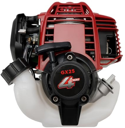 Artudatech Moteur de débroussailleuse Tondeuse à Gazon Coupe-Bordures 25cc 4 Temps Compatible avec Honda GX25