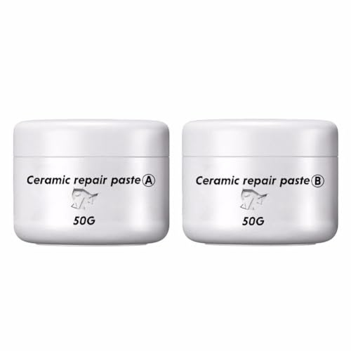 Kit di riparazione crepe in porcellana da 100 g,Pasta di riparazione per piastrelle di ceramica,Vasca da bagno piccola per la riparazione,Kit di riparazione fori in marmo
