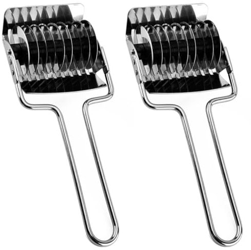 ABOOFAN 2 Piezas Máquina Para Hacer Fideos De Acero Inoxidable Cortador Manual Para Fideos y Chalotas Utensilios De Cocina Para Casa Rallador Doméstico Para Preparar