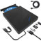 TOMVYTER Lecteur Blu-Ray Externe, 7 En1Portable USB 3.0 Type-C Lecteur Blu Ray Externe Lecteur Blu Ray Graveur BD Lecteur CD DVD Drive Player, pour Windows 7/8/10/11﻿ Slim Optical Bluray Drive Reader