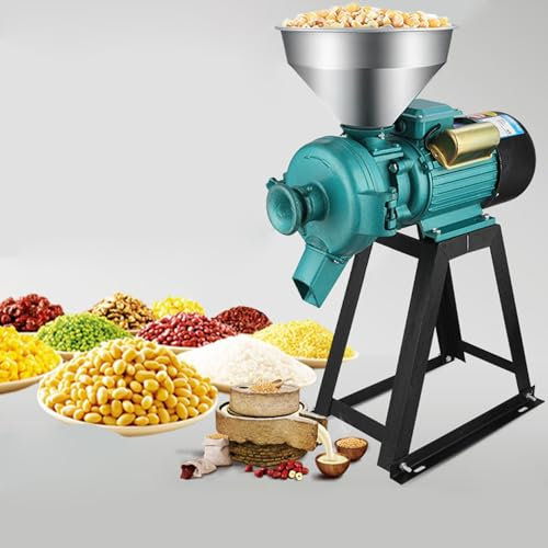 Molino de molienda, Molino de Granos eléctrico de 3500 W, Molino de Alimentos eléctrico Comercial de Alta Resistencia, Molinillo seco de Cereales, maíz, Granos, café, Trigo, máquina de alime