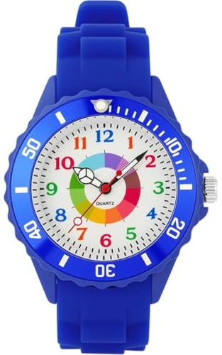 OSDUE Montre Enfants 30M Étanche,12h Montre-Bracelet pour Enfant Mouvement à Quartz Éducative Cadran Sportive Montre Analogique pour Cadeau Junior Apprentissage Enfants Garçon et Fille