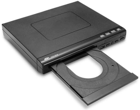 Qusedwey Output AV USB Disc Player HD Mini CD Player per Casting TV, Media Dvd, Disco VCD, Plug della Riproduzione CD CD
