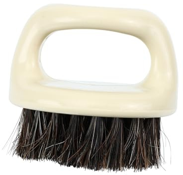 DECOMELODY Soft Horsehair Shoe and Slipper Cleaning Brush Clothes Scrubbing Tool with Hanging Design Multifunctional Home and Kitchen Use for Shoes Floors and Bathtubs Portable Care