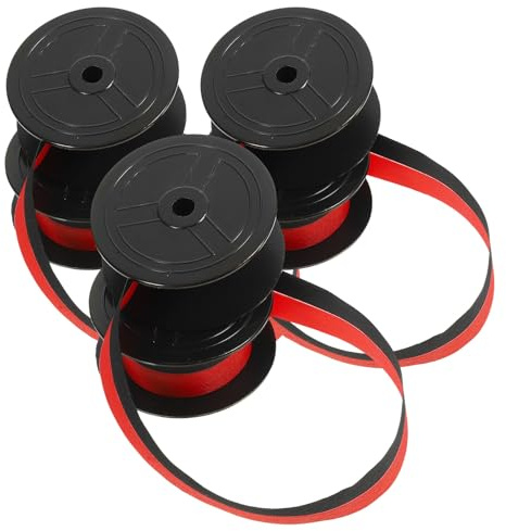 Homoyoyo 3 Stück Typenrad Farbband Nylon Ersatzband für Mechanische Schreibmaschine Kompatibel Stardp Modell Langlebig Leicht Transportierbar