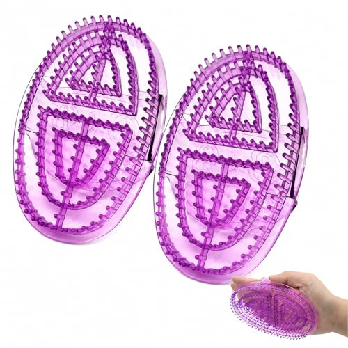 2 Stück Meridian Massagebürste,Gua Sha Körper,Massagebürste Körper | Body Gua Sha,Meridian-Bürste,Professional Meridian Massagebürste,For Waist, Abdomen, Head, Leg
