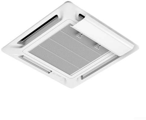 Posheliox Air Conditioner Wind Deflector,Adjustable Direction Anti Direct Blowing Baffle,ABS Material for Ceiling Units,White(60)