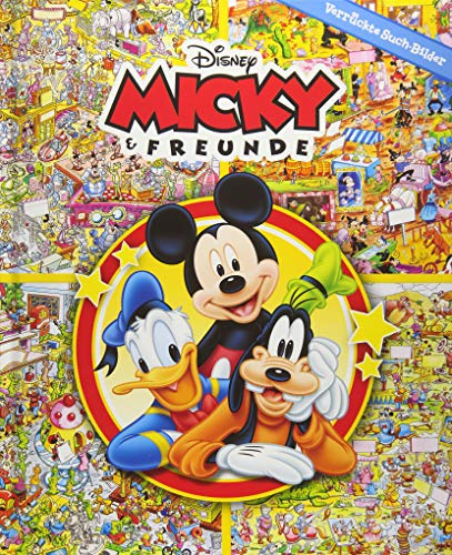 Micky & Freunde - Verrückte Such-Bilder, Hardcover-Wimmelbuch