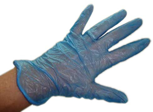 100 x Vinyl Disposable Gloves,Small non-powdered Blue (free P&P on all products)