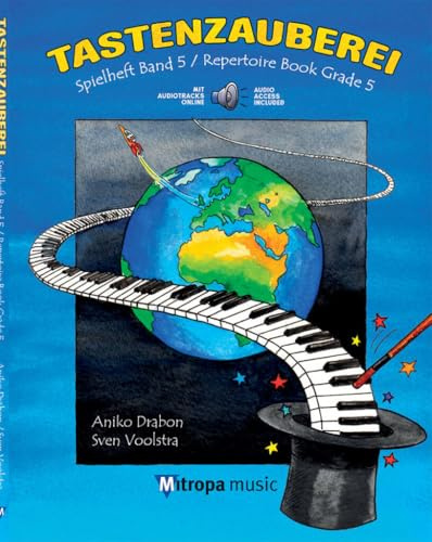 Danielli Aniko Drabon: Tastenzauberei Band 5 - Spielheft, Ausgabe mit Ringbindung, Online-Audio und Notenheft, 9789043145961, 2045-15-404M