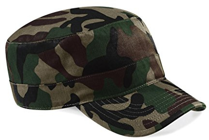 Army Military Cap im Kuba Castro Look in 13 Farben und Camouflage CB33
