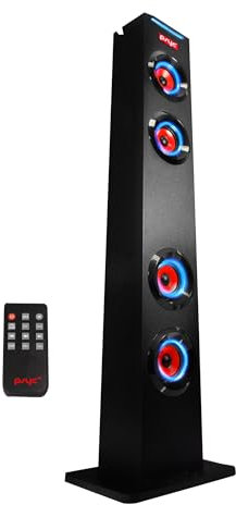 Sumvision PYSC Wireless LED Torre XL Bluetooth Tower Speakers Stand for PC phone Iphone Ipad Samsung Galaxy with built in radio