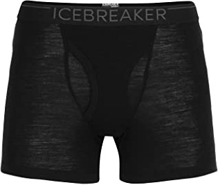 Icebreaker Herren Boxershort 175 Everyday Merino Boxers W Fly, Black, XXL, 104485
