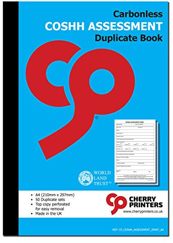 Cherry COSHH Assessment NCR Durchschreibblock, A4, 50 Sets
