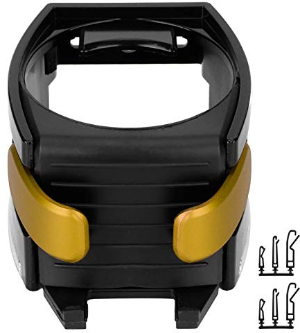Portabicchieri per bocchette di ventilazione Portabicchieri con clip Portabottiglie universale per prese d'aria per auto, 85x55mm(Giallo)