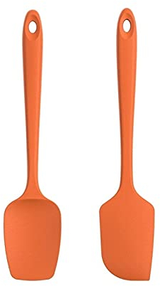 Spatola per dolci Spatola da cucina a 2 pezzi in silicone in silicone spatola spatola pasticceria utensile torta decorando la spatola a glassa per cucinare, cottura e miscelazione Spatola Cucina