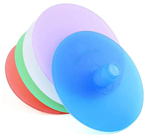 FACULX Pipas de pepinillo - Tapas de fermentación sin agua - Tapa de fermentador de tarro de masón de boca ancha - Top de silicona premium