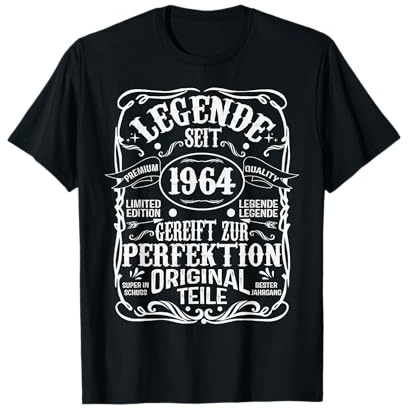 62. Geburtstag Mann Frau 62 Jahre 1964 Deko Geschenk Lustig T-Shirt
