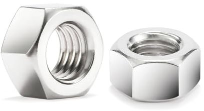 MOGADEE® Sechskantmuttern M8, 20 Stück Edelstahlmuttern A2 V2A Rostfrei DIN 934