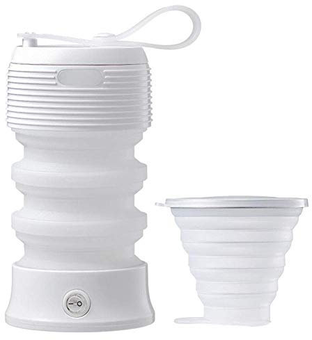 Bouilloire électrique pliable 0,4 l, bouilloire électrique pliable pour voyage, chaudière à eau électrique en Silicone, 300W, cadeau rapide