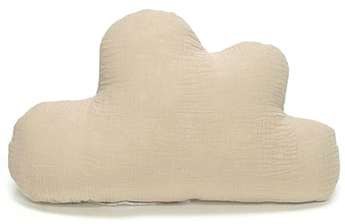 Blausberg Baby - Wolken-Kissen aus Musselin - Beige - alle Materialien sind Oeko-TEX Standar 100 Zertifiziert