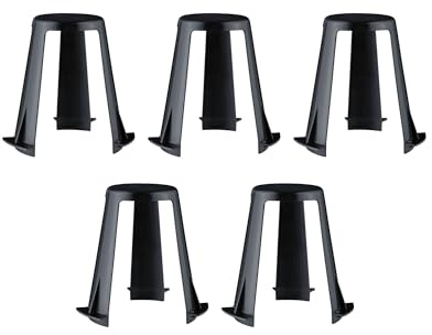 Paulmann 92400 Accessori distanziale per lampade da incasso set da 5 62-90mm nero plastica
