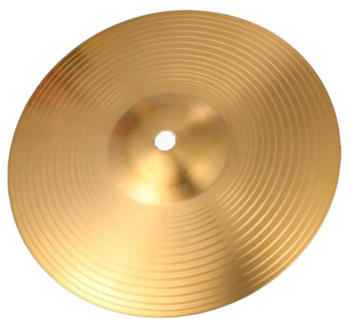 Luwecf Platillos Profesionales de Batería en Aleación Pulida Negra, 6 pulgadas