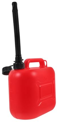 PartyKindom Bidón De Aceite Espesado Para Coche Tanque De Gasolina Portátil Para Exteriores Garrafa De Gasolina Rellenable Para Suministros De Combustible