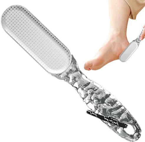 Lima de pies de piedra pómez | Rascador de pies 2 en 1 y removedor de callos, escofina para talón agrietado, reduce callos y callos, lima de pies para el cuidado de los pies, pies húmedos y secos