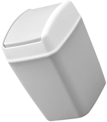 SOESFOUFU Papelera De Dormitorio Cubo Basura Con Tapa Papelera De Perfección Para Baño y Exterior