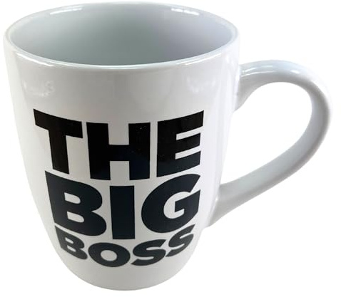 The Jumbo Mug – 11,5 cm de haut 800 ml – Tasse cadeau dans une boîte – (The Big Boss )