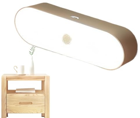 Yuemeuy Luz con Sensor De Movimiento - Lámpara Magnética Recargable para Interiores con Sensor Inteligente,Iluminación Nocturna Inteligente Portátil Sin Cables para Dormitorio Sala Pasillo Hogar