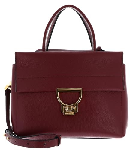 Coccinelle Pelle borsetta borsa a tracolla Arlettis Handbag Grained Leather Ribes mirtillo