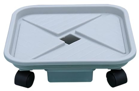 Dasbsug Vassoio per fiori Supporto per piante Pallet Contenitore per fiori resistente per fioriera per balcone giardino Staffa per piante resistente con staffa per piante con