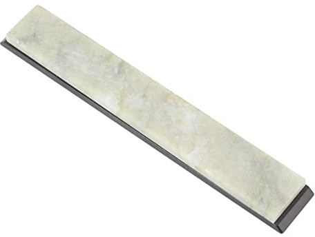 Aramox Pietra per Affilare Coltelli in Giada Verde Naturale, Grana 10000, Pietra per Affilare Ad Acqua per, Cuochi e Chef Domestici, Lucidatura Fine per Coltelli, Forbici, Scalpelli